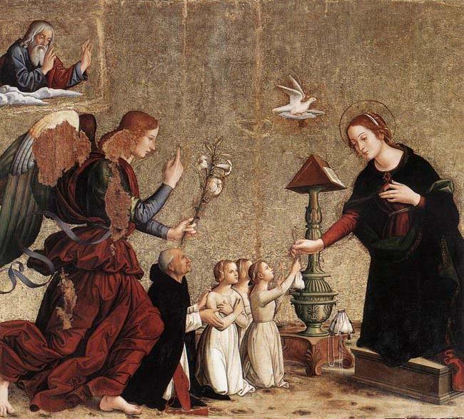 ANTONIAZZO ROMANO Annunciation